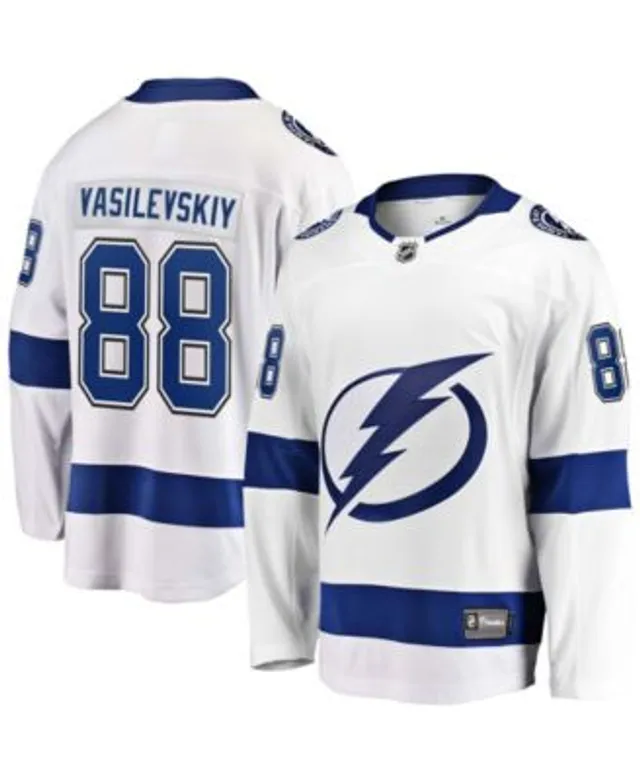 Men's Tampa Bay Lightning Andrei Vasilevskiy adidas White Reverse