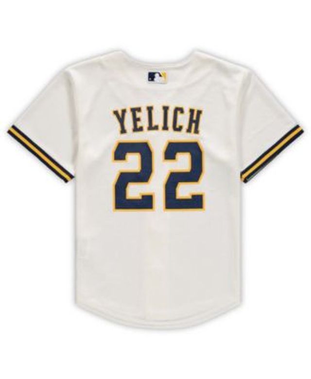 Nike Youth Nike Christian Yelich Navy Milwaukee Brewers Player Name &  Number T-Shirt