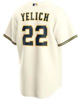 Men's Nike Christian Yelich White Milwaukee Brewers Alternate Authentic  Player Jersey