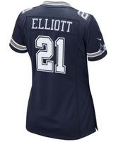 Nike Youth Boys Ezekiel Elliott Gray Dallas Cowboys Atmosphere Game Jersey