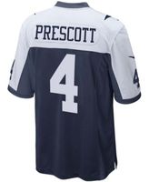 Men's Nike Dak Prescott Navy Dallas Cowboys Alternate Vapor Elite