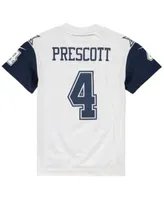 Girls Youth Nike Dak Prescott Navy Dallas Cowboys Team Game Jersey