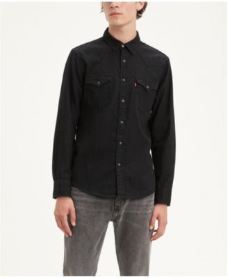 Men's Classic Clean Standard Fit Denim Western Shirt