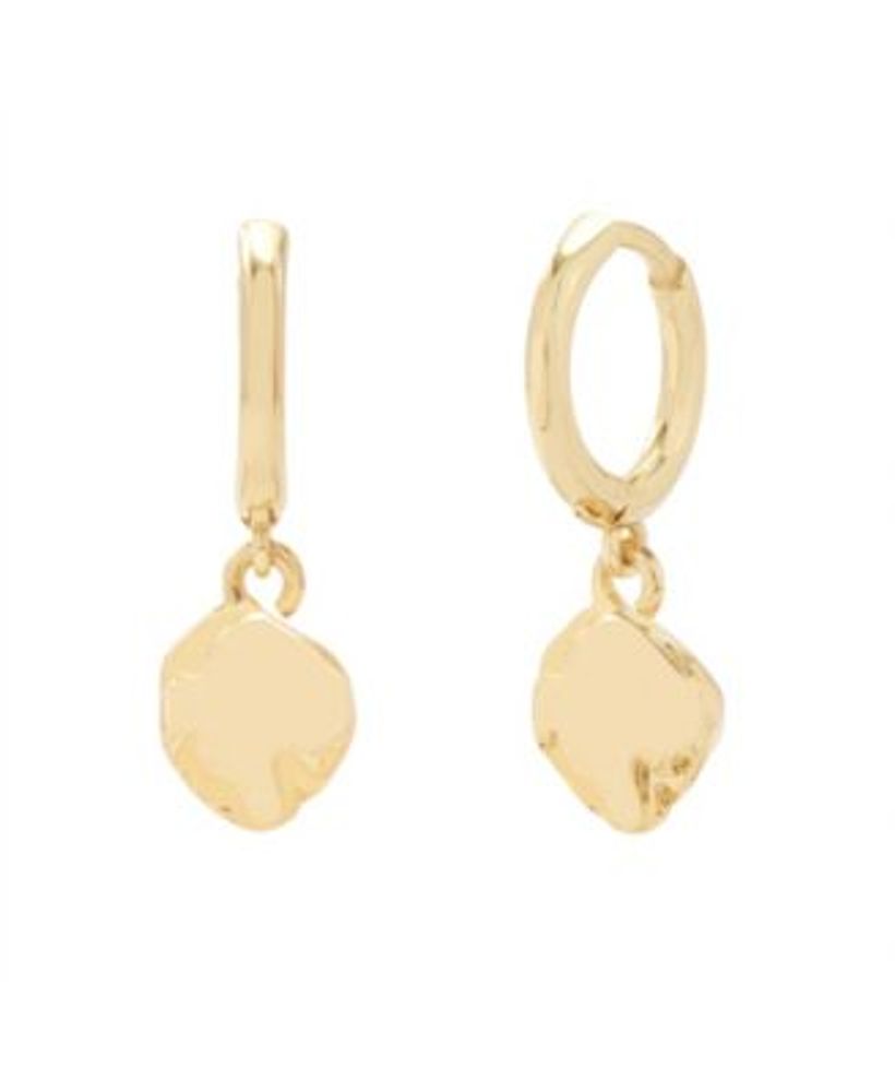 Macy's Swirl Heart Hoop Earrings in 14k Gold - Macy's