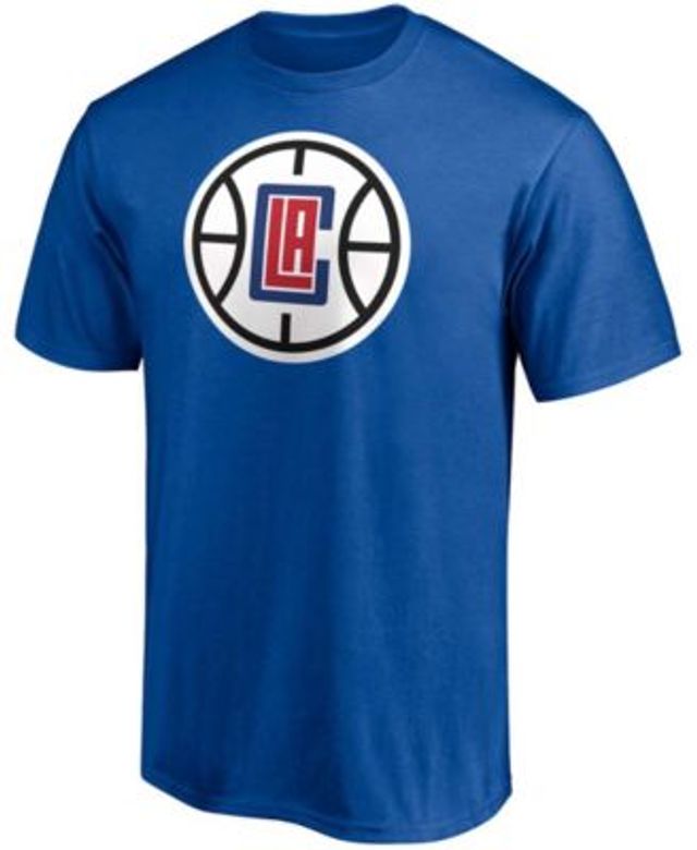 Fanatics Men's Branded Paul George Royal LA Clippers Name and Number T-shirt