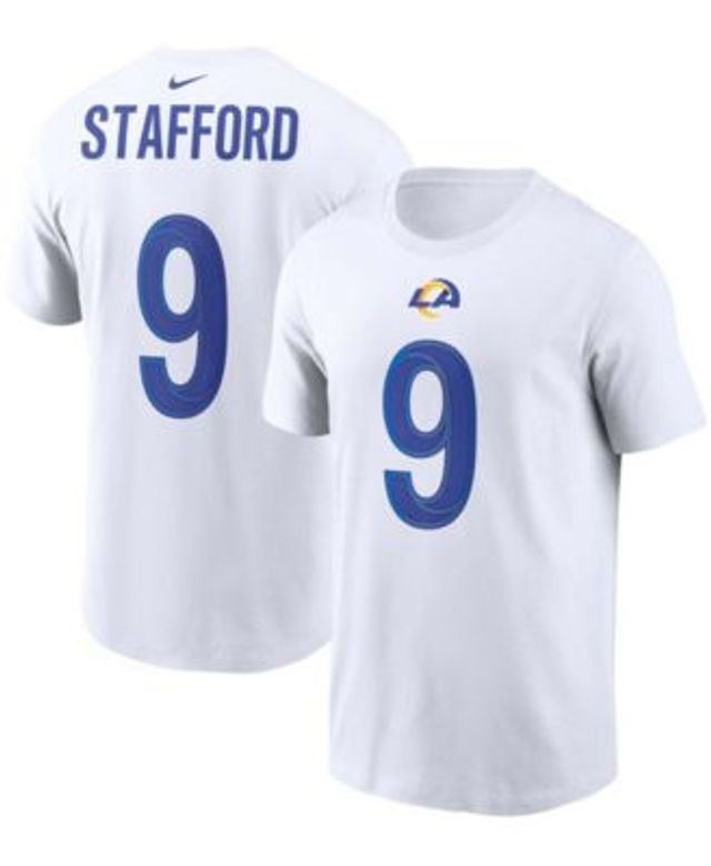 Men's Fanatics Branded Matthew Stafford Royal Los Angeles Rams Big & Tall  Player Name & Number T-Shirt