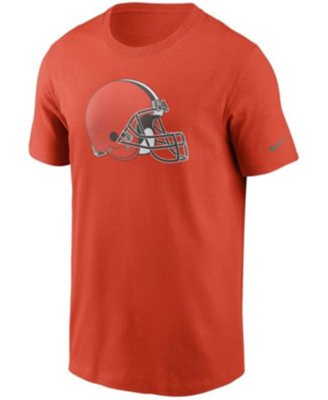 Cleveland Browns Primary Colour Wordmark T-Shirt Mens