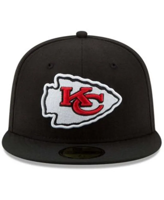 Men's New Era Gray Kansas City Chiefs Omaha 59FIFTY Fitted Hat