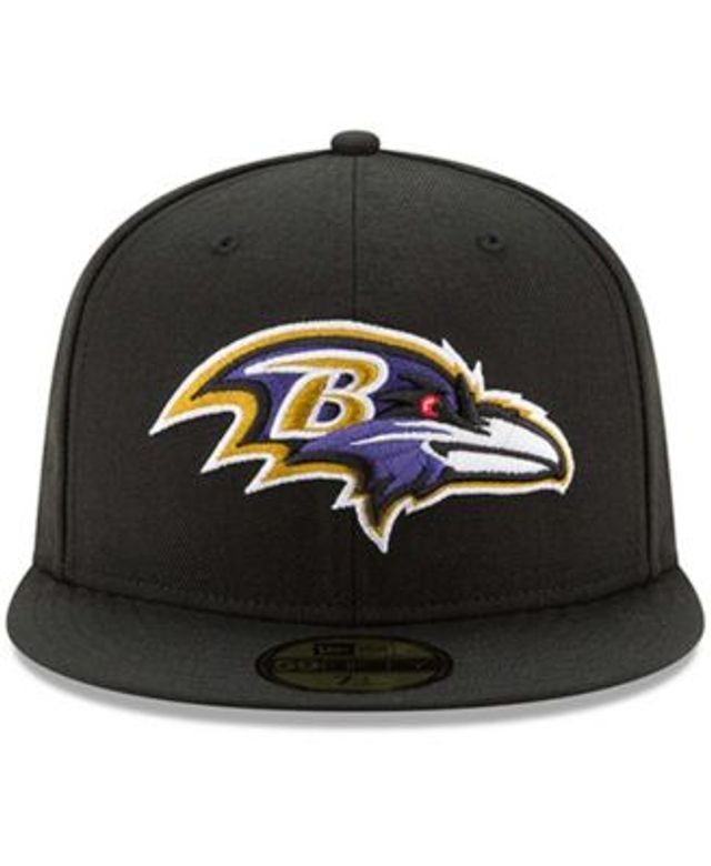 Baltimore Ravens New Era Omaha 59FIFTY Fitted Hat - Black