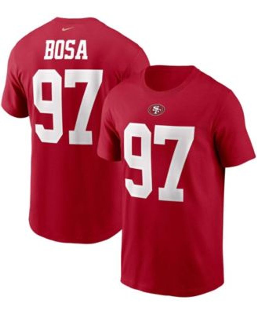 Lids Nick Bosa San Francisco 49ers Fanatics Branded Player Icon Name &  Number T-Shirt - Scarlet