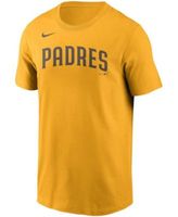 Men's Nike Manny Machado Brown/Gold San Diego Padres Name & Number