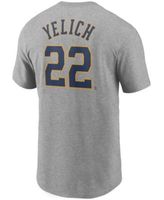 Youth Nike Christian Yelich Powder Blue Milwaukee Brewers 2022 City Connect  Name & Number T-Shirt