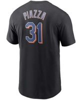 Men's Nike Mike Piazza Black New York Mets Cooperstown