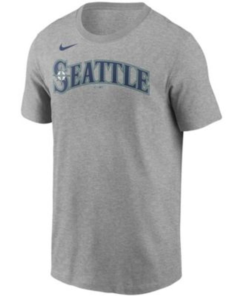 Men's Nike Mitch Haniger Gray Seattle Mariners Name & Number T-Shirt