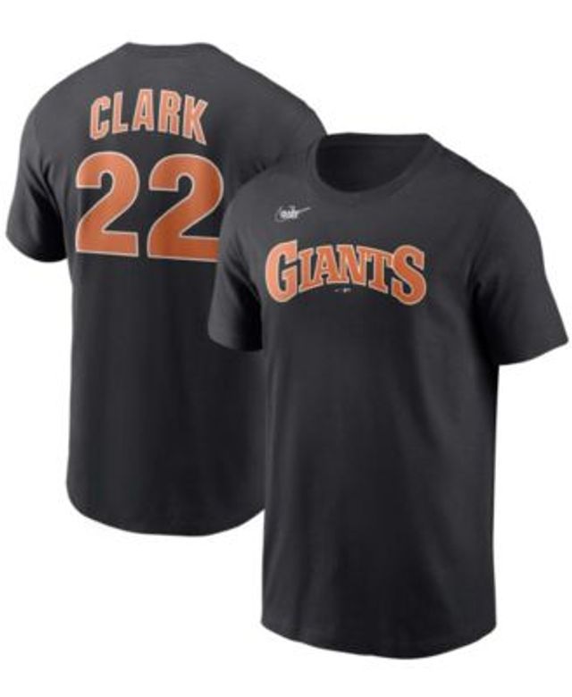 Nike Men's Brandon Crawford Orange San Francisco Giants Name Number Team  T-shirt