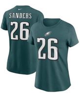 Philadelphia Eagles Miles Sanders Midnight Green Name & Number T