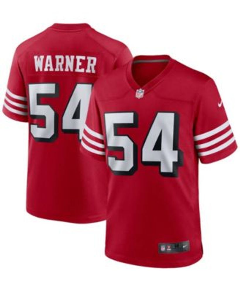 Youth Nike Fred Warner Scarlet San Francisco 49ers Alternate Game Jersey