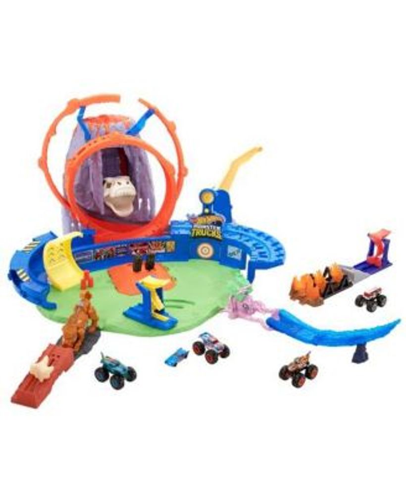 Hot Wheels Monster Trucks Arena Smashers Race Ace Smash Race Challenge  Playset - Multi