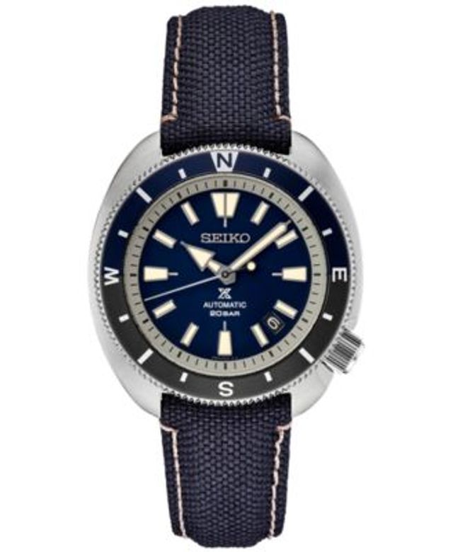 Seiko Men's Automatic Prospex Blue Nylon Strap Watch 42mm | Connecticut  Post Mall