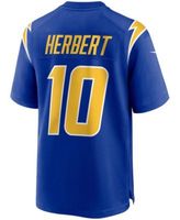 Nike Men's Justin Herbert Los Angeles Chargers Vapor Limited Jersey - Powder Blue