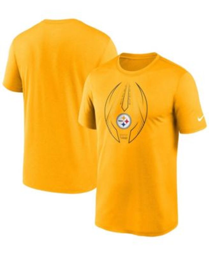 Men's Pittsburgh Steelers Nike Gold Logo Essential Legend