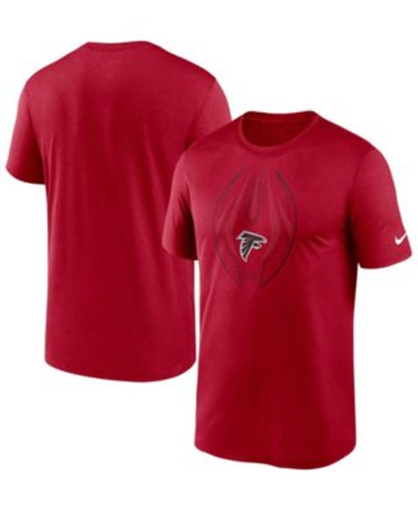 Nike Men's Big and Tall Red Atlanta Falcons Team Legend Icon Performance T- shirt