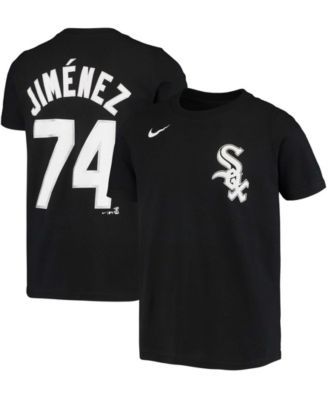 Men's Nike Luis Robert Black Chicago White Sox Name & Number T-Shirt