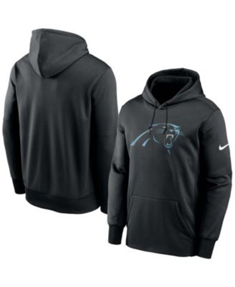 Nike Youth Carolina Panthers Sideline Club Black Pullover Hoodie