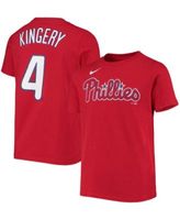 Scott Kingery Philadelphia Phillies Nike Youth Name & Number T-Shirt - Red