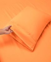 Nestl Bedding 6 Piece Extra Deep Pocket Bed Sheet Set, Queen - Rust Siena