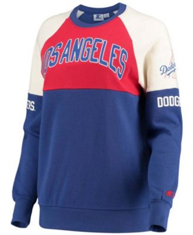 Women's Los Angeles Dodgers Mitchell & Ness Royal Color Block Sweatshirt