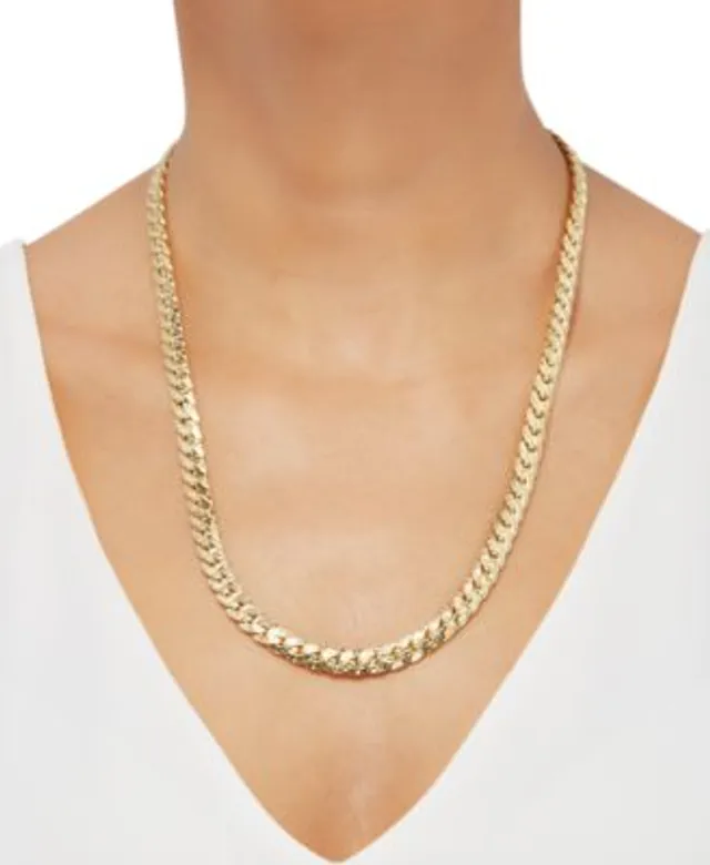 Macy's Men's 14k Gold Curb Chain Necklace