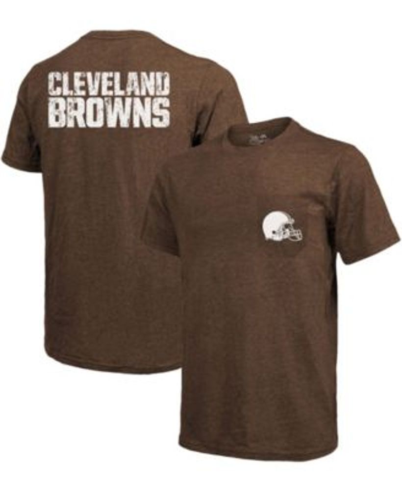 Nike Cleveland Browns Brown Wordmark Essential Short Sleeve T