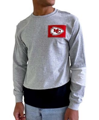 Men's Fanatics Branded Red Kansas City Chiefs #1 Dad Long Sleeve T-Shirt