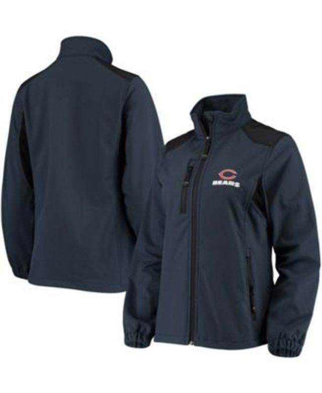 Women's Wear by Erin Andrews Navy Chicago Bears Bomber Full-Zip Jacket Size: Extra Large