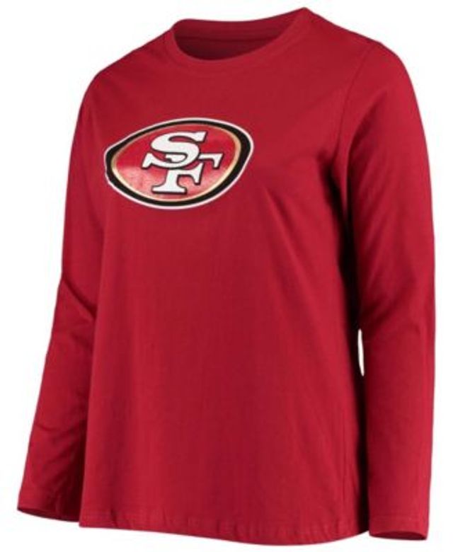 Women's Fanatics Branded Scarlet/Black San Francisco 49ers Ombre