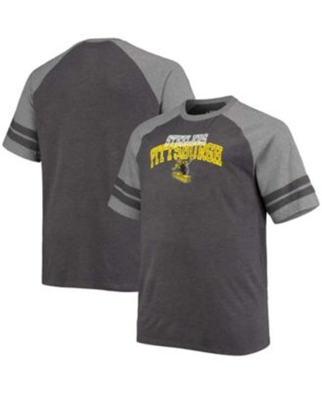 Pittsburgh Steelers Fanatics Branded Big & Tall Throwback 2-Stripe