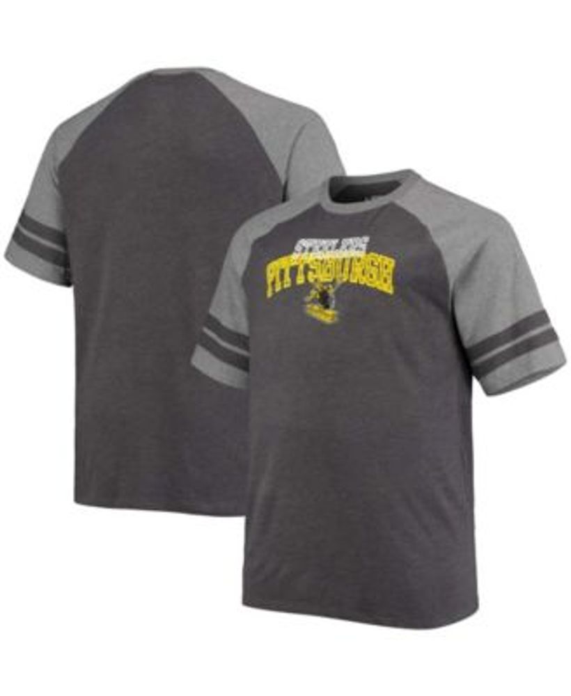 Authentic NFL Apparel Women's Pittsburgh Steelers Raglan T-Shirt