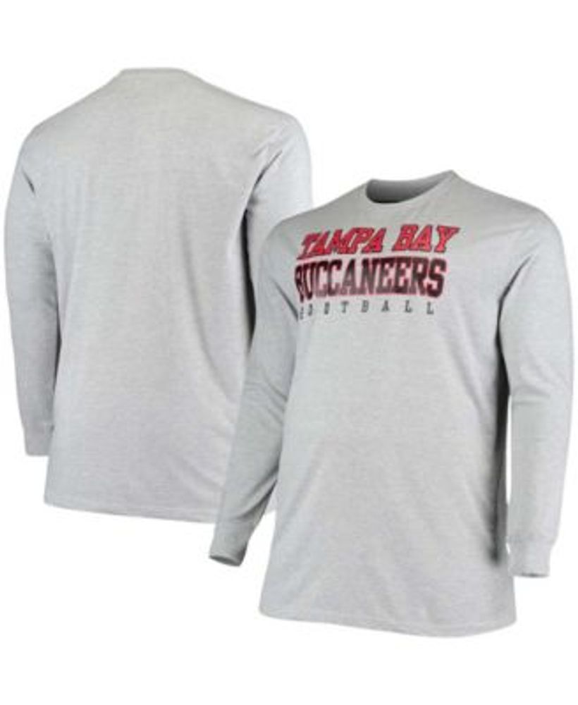 Youth Heather Gray Tampa Bay Buccaneers Team T-Shirt Size: Large