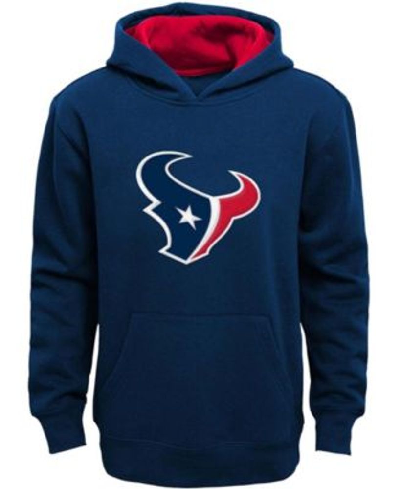 Outerstuff Youth Boys Navy Houston Texans Fan Gear Prime Pullover Hoodie