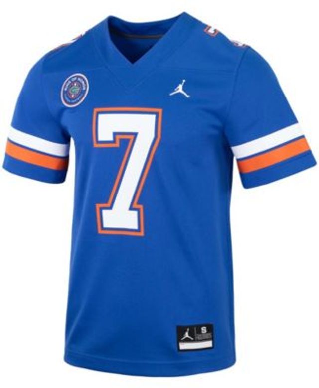 Nike Men's Florida Gators Blue Full Button Replica Baseball Jersey