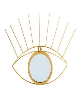17" Glam Eye Wall Decor Accent Mirror