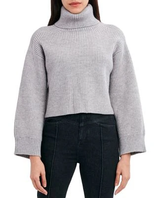 Ribbed Turtleneck Sweater