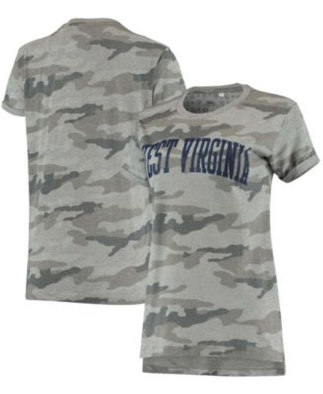 Women's White/Camo Penn State Nittany Lions Boyfriend Baseball Raglan  3/4-Sleeve T-Shirt