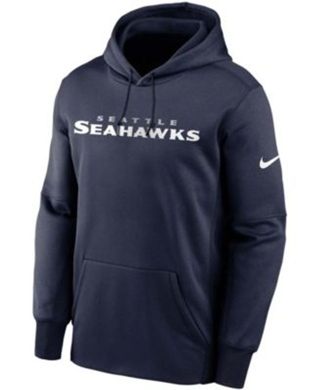 Seattle Seahawks Color Block Men's Nike NFL Pullover Hoodie.