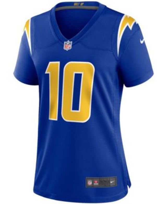 Women's Nike Justin Herbert Gold Los Angeles Chargers Inverted Legend  Jersey 