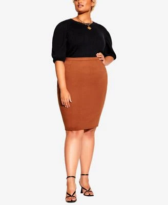 Trendy Plus Midi Tube Skirt