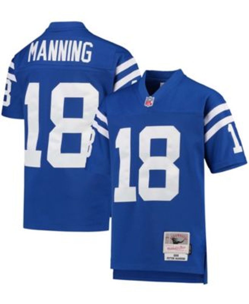 Youth Mitchell & Ness Peyton Manning White Indianapolis Colts 2006 Retired  Player Legacy Jersey