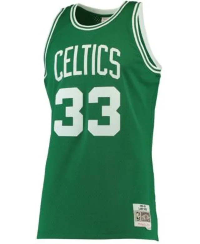 Men's Mitchell & Ness Larry Bird Kelly Green Boston Celtics Hardwood  Classics 1985/86 Hyper Hoops Swingman Jersey