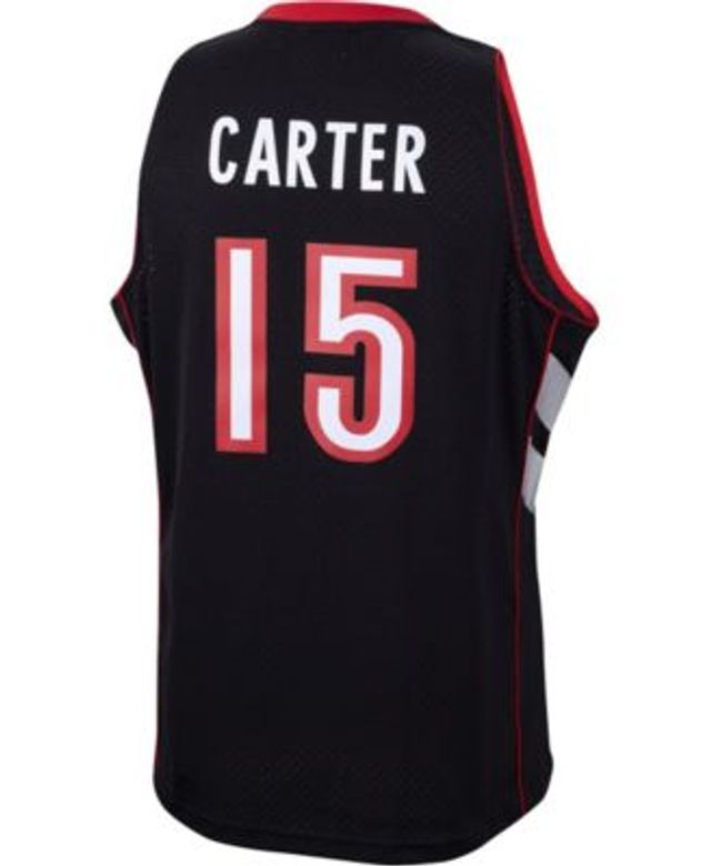 Mitchell & Ness Vince Carter White Toronto Raptors 1998 Doodle Swingman Jersey